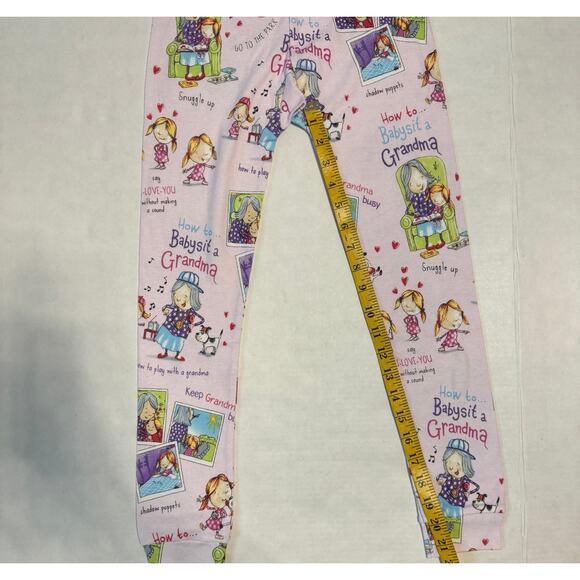 Book to Bed Girl 8 PJ Set How to Babysit Grandma Print Soft Comfy Soft Sleepwear - Picture 9 of 10